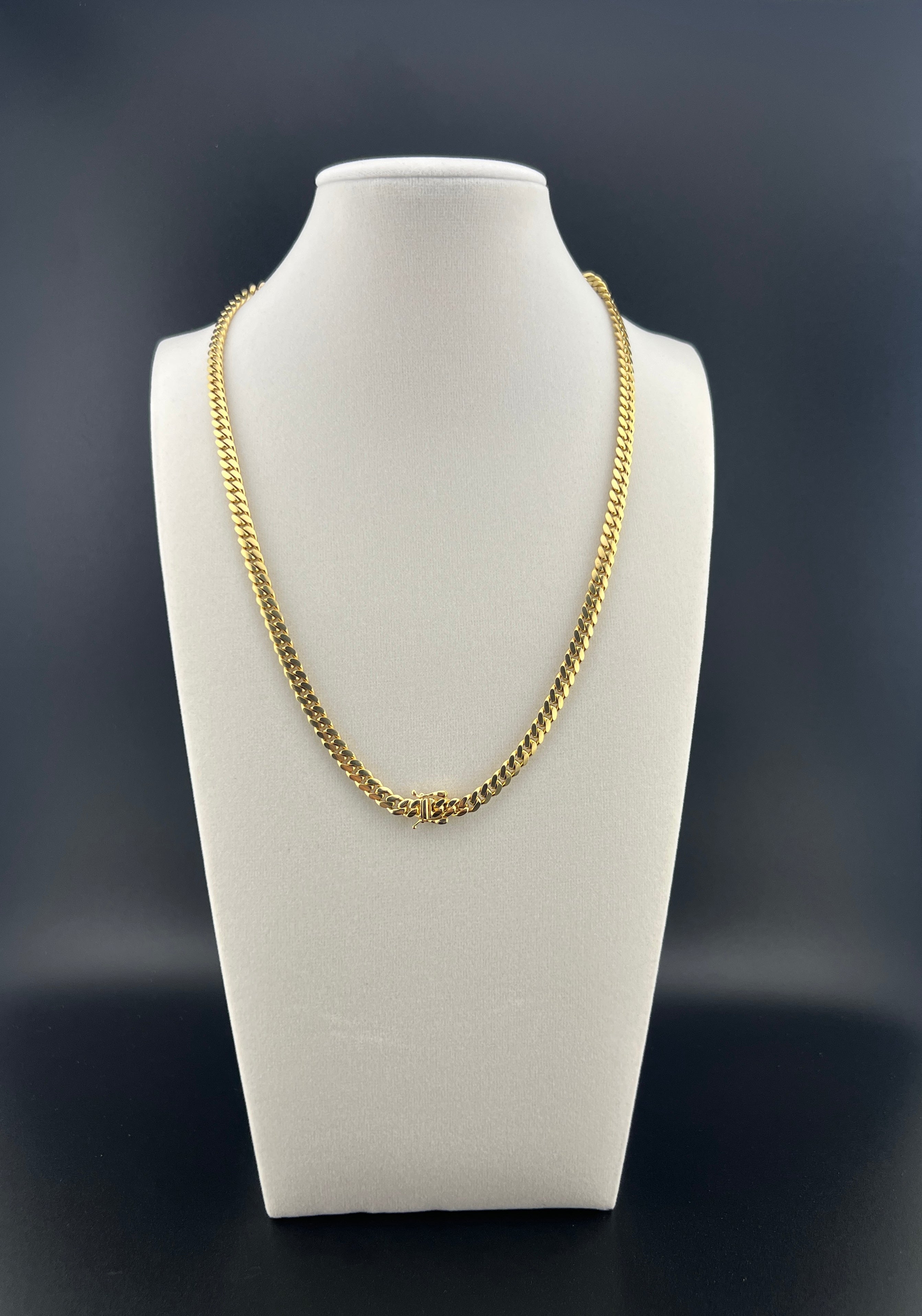 Cadena Cubana Oro 10K