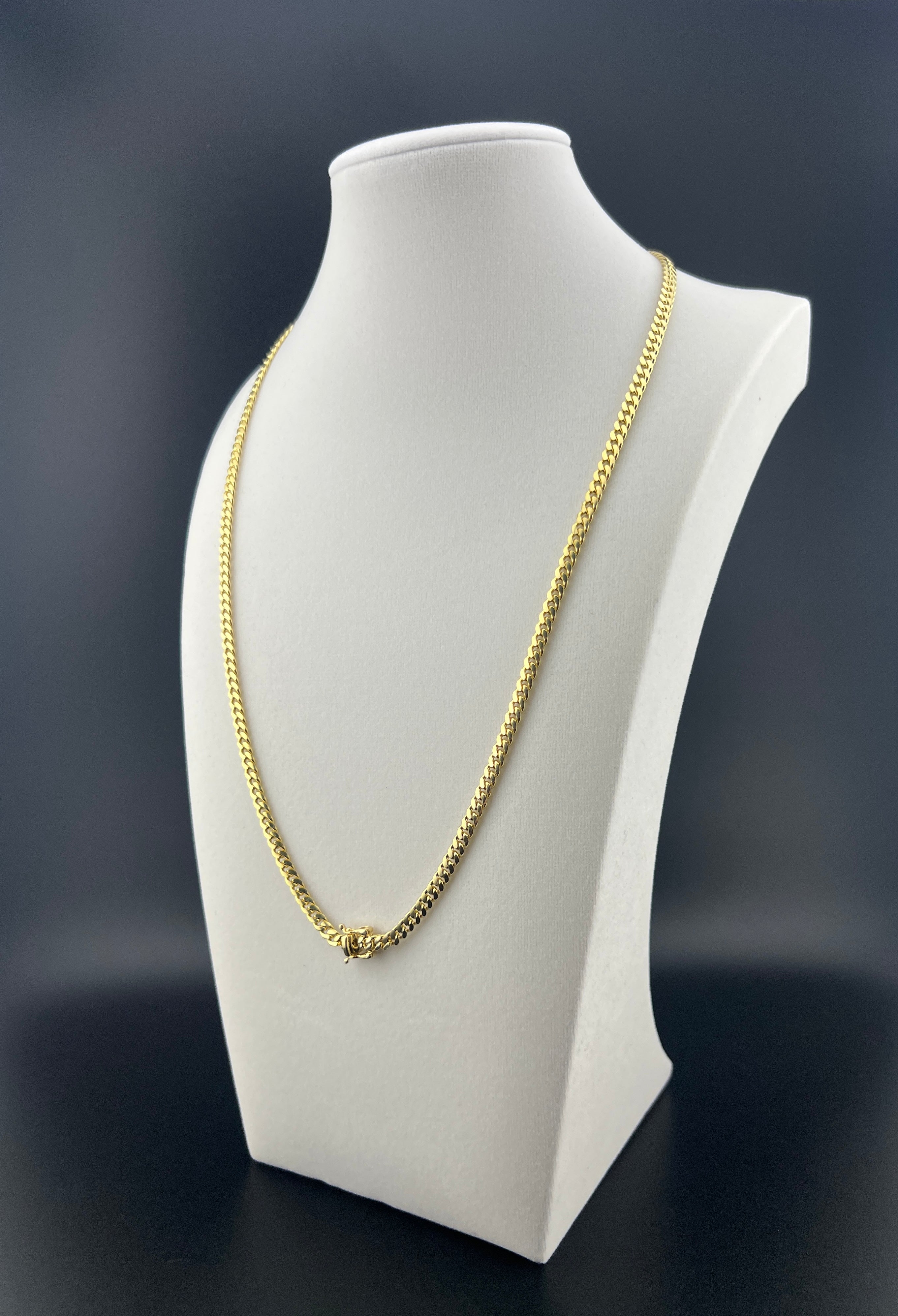 Cadena Cubana Oro 10K