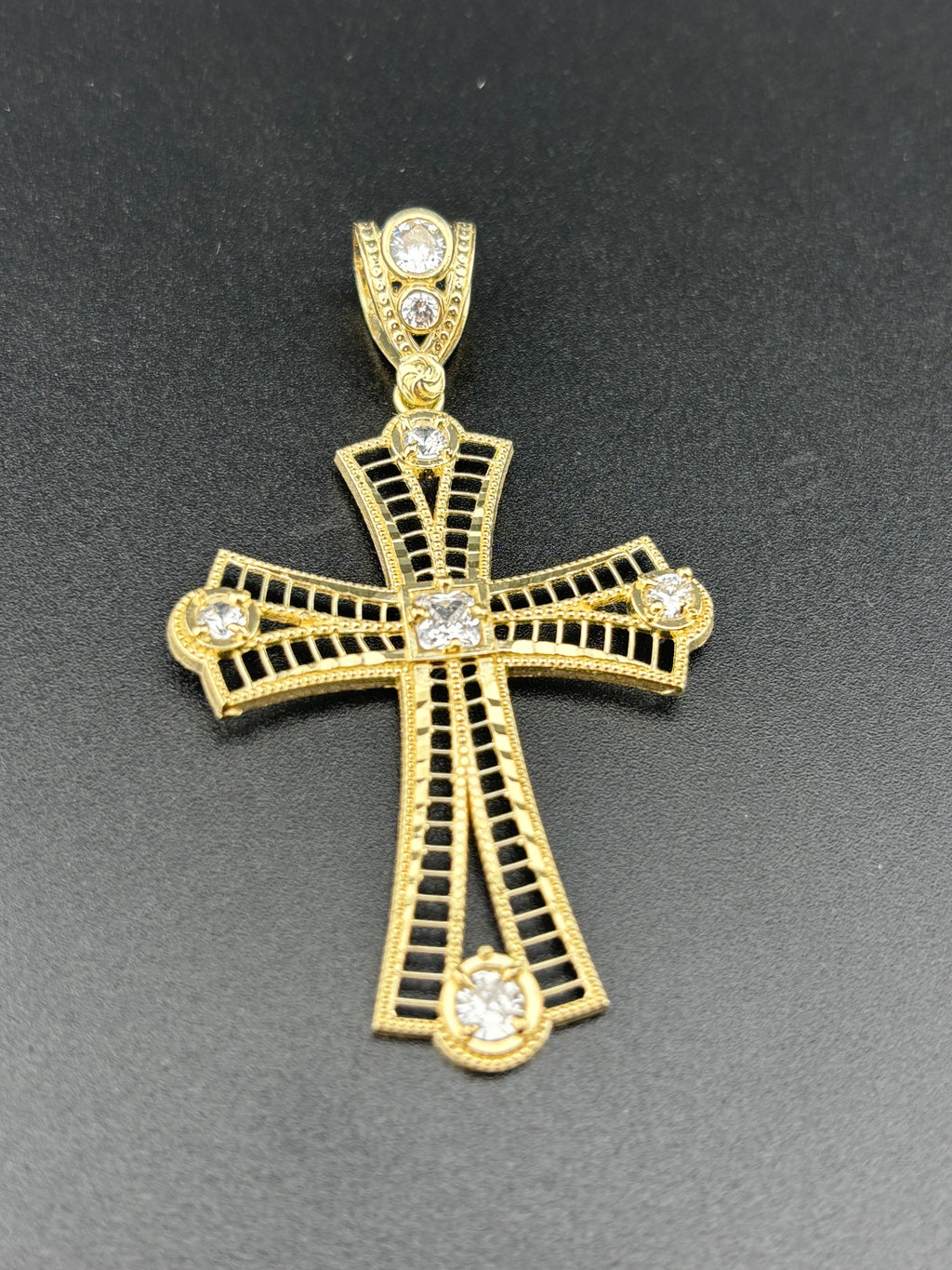 Oro 10K Dije de Cruz